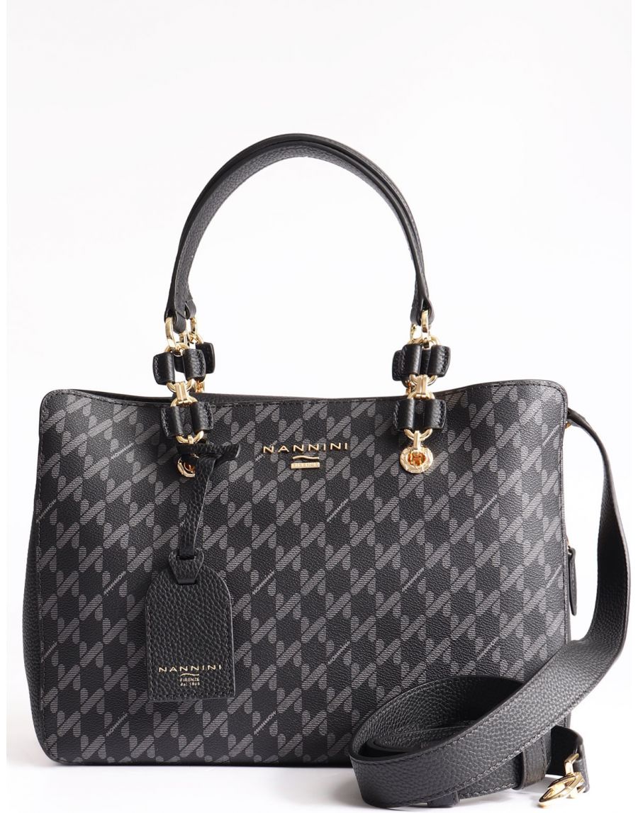 Bauletto Nannini Pelle Precious Nero