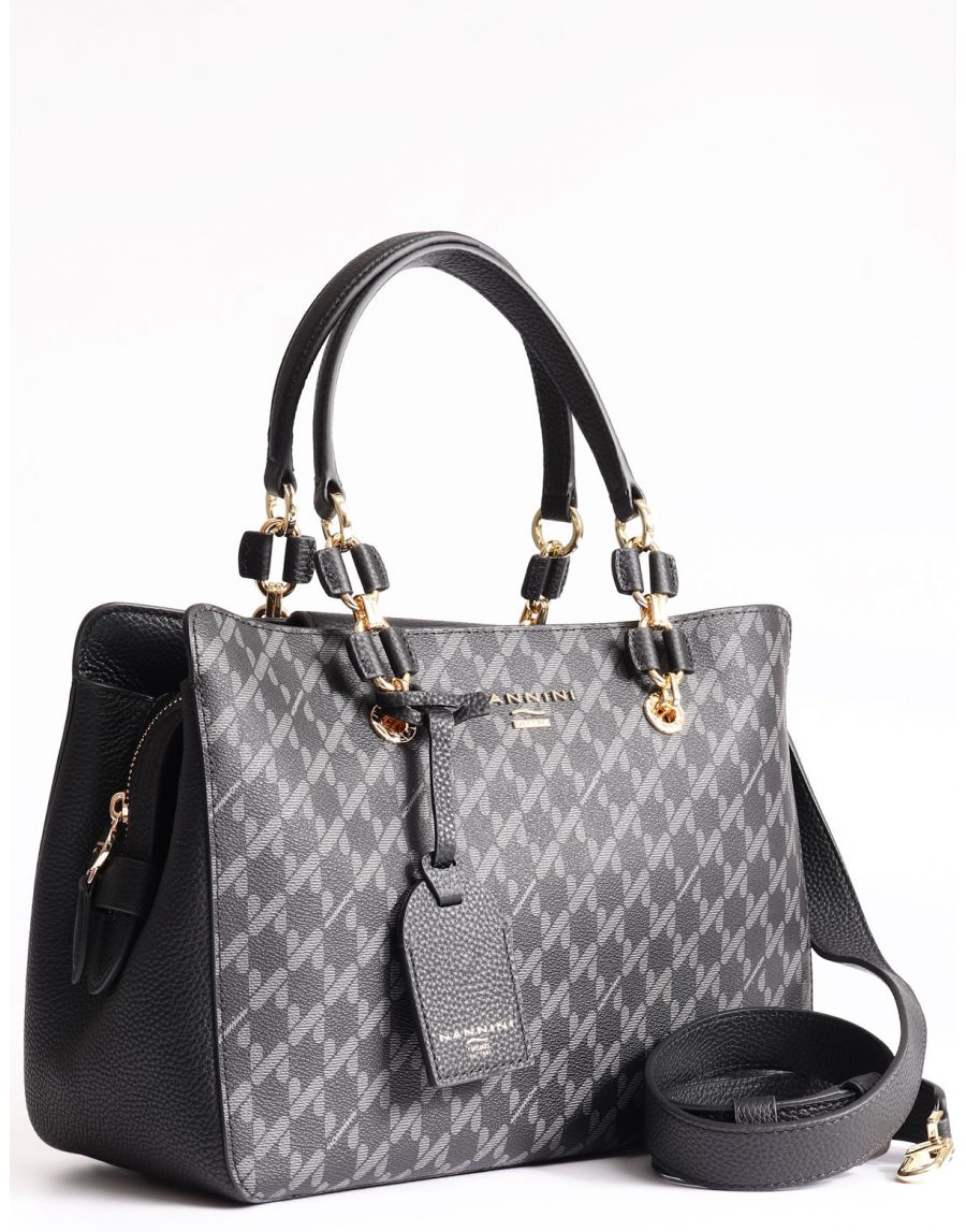Bauletto Nannini Pelle Precious Nero