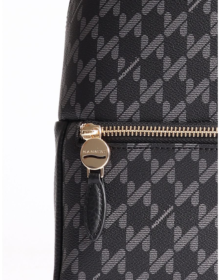 Zaino Nannini Nero Pelle Precious