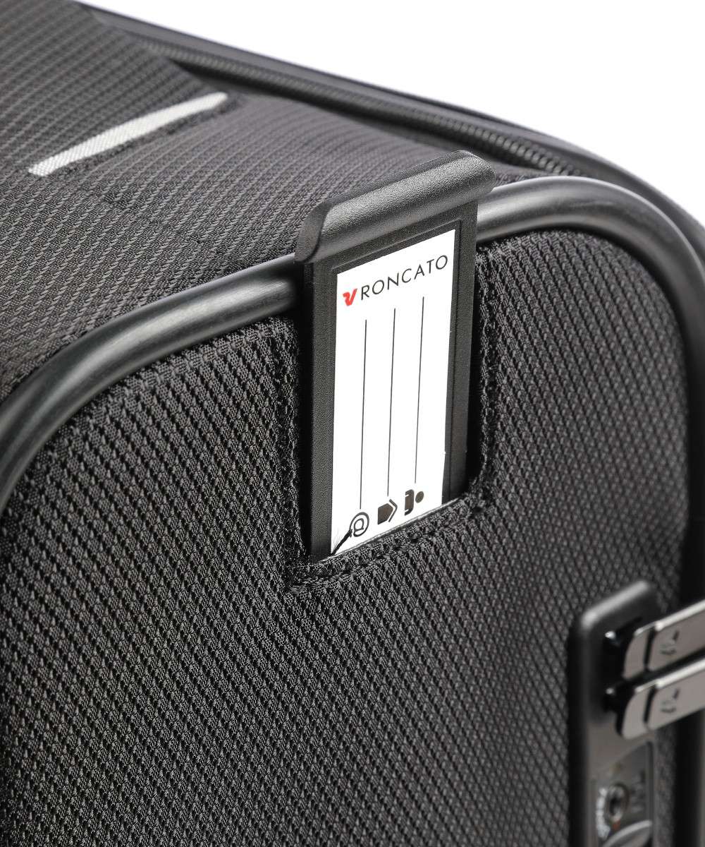 Bagaglio a Mano Con Ruote Sotto Sedile Easyjet 45x36x20 Ironik Nero