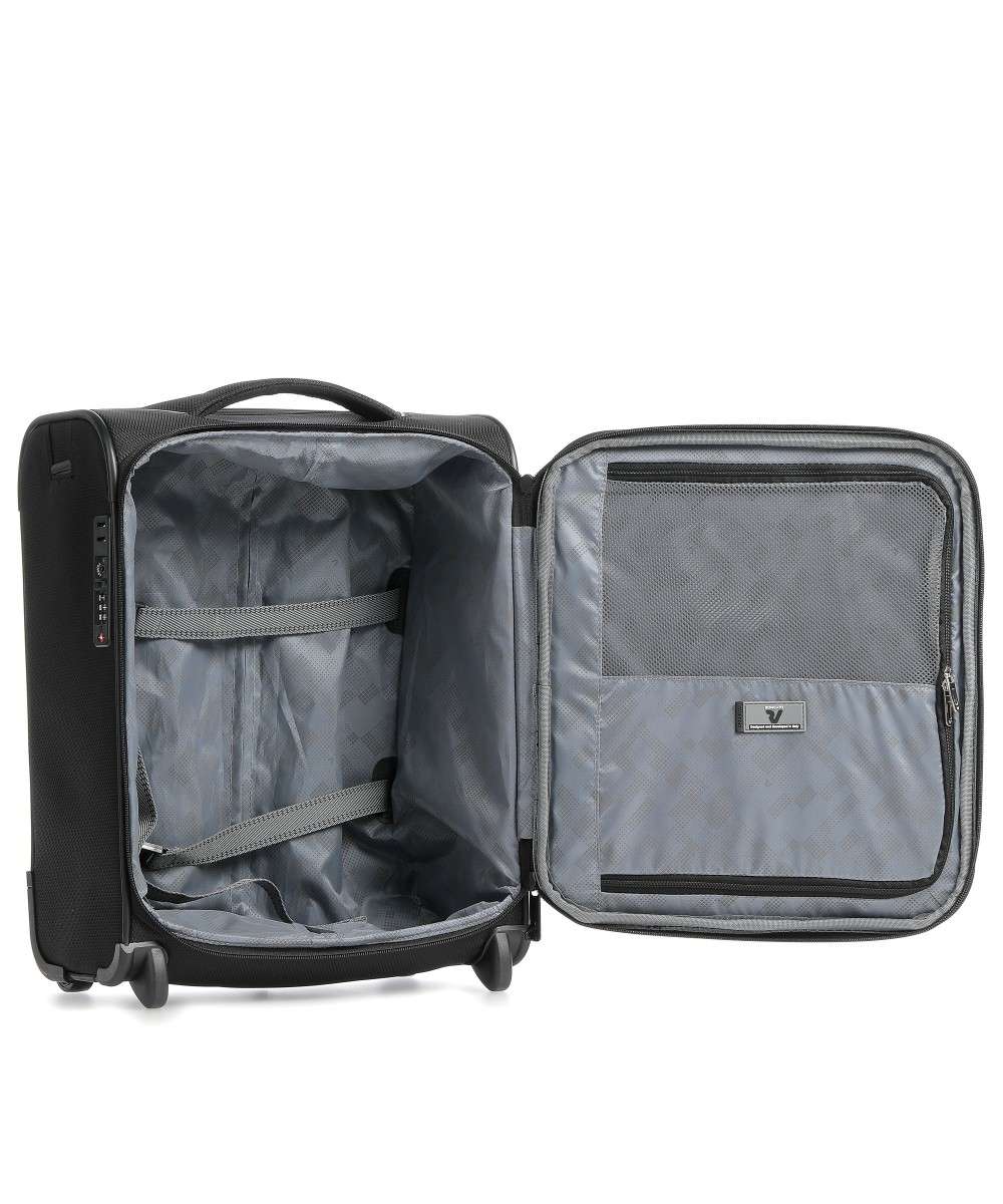 Bagaglio a Mano Con Ruote Sotto Sedile Easyjet 45x36x20 Ironik Nero