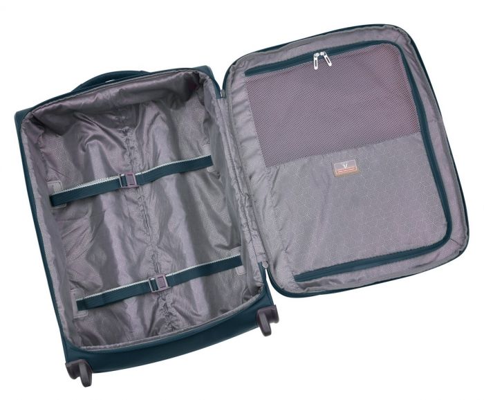 Trolley cabina Roncato 4 RUOTE Joy 6213 espandibile Blu 55x40x20