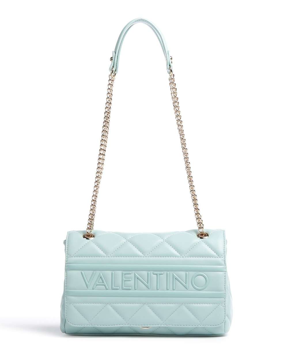 Ada Borsa a Tracolla Azzurro Polvere Ecopelle