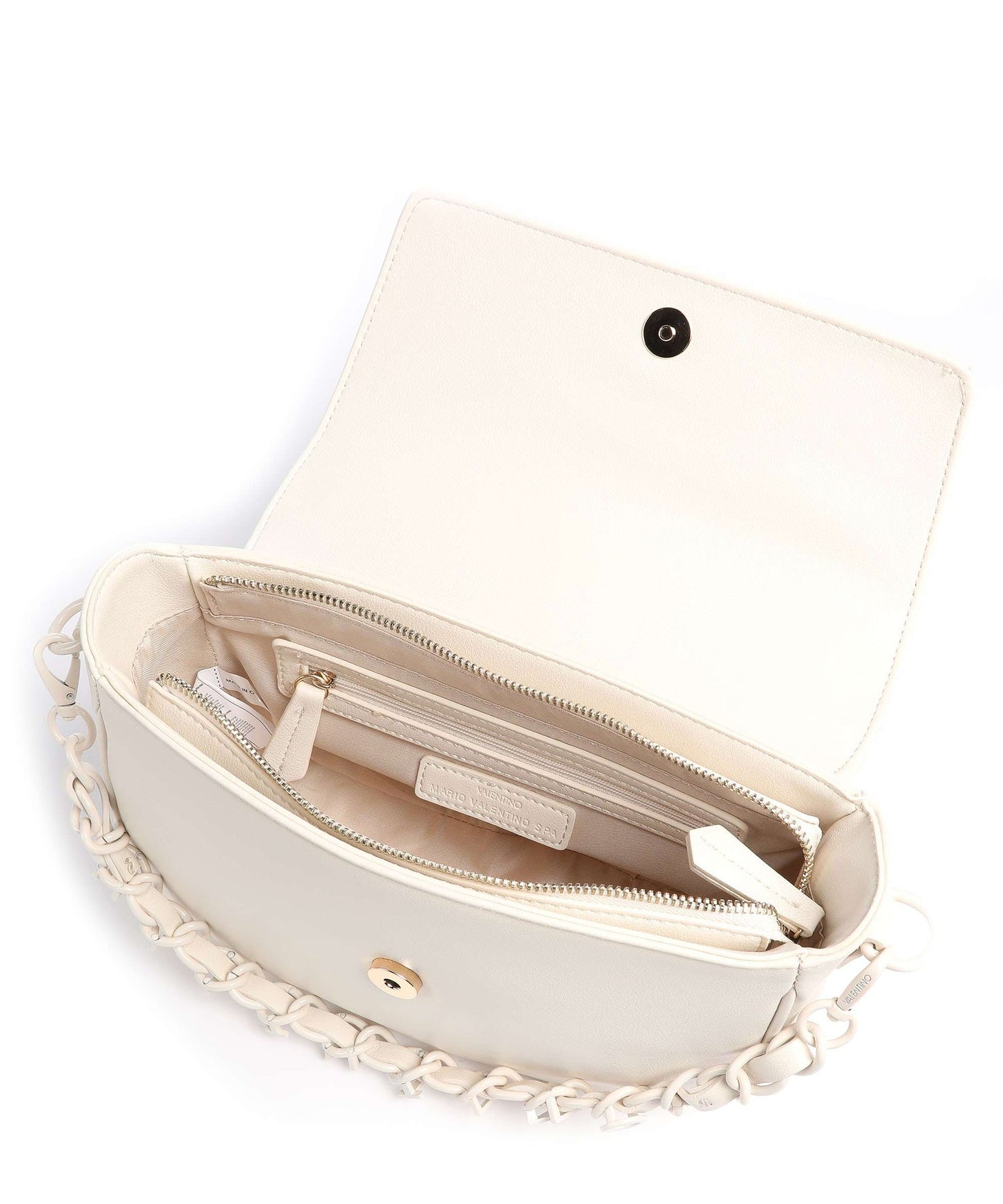 Borsa A Tracolla Media Conac Ecru Valentino By Mario Valentino