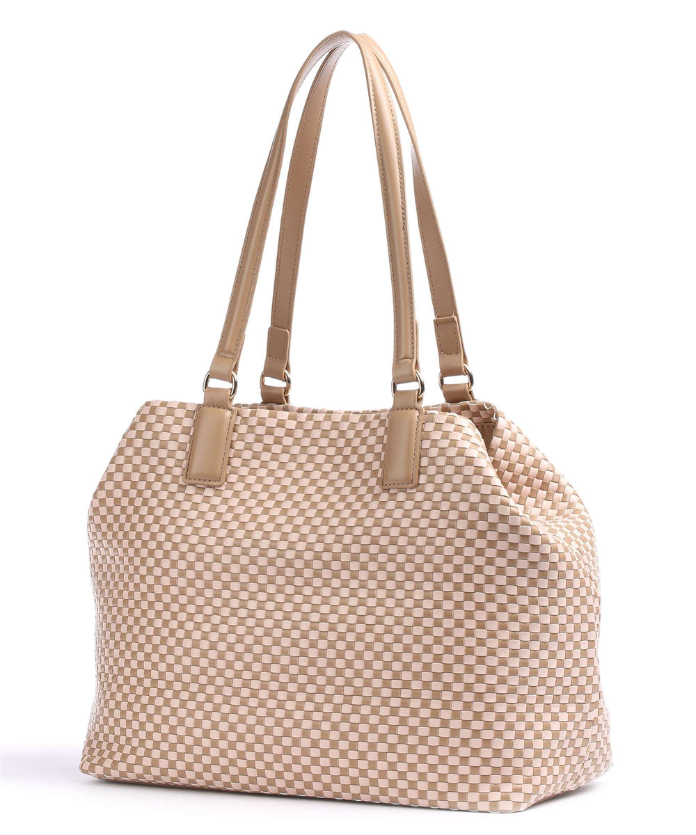 Borsa shopper intrecciata con zip Pieces Borsa shopper intrecciata con zip Pieces