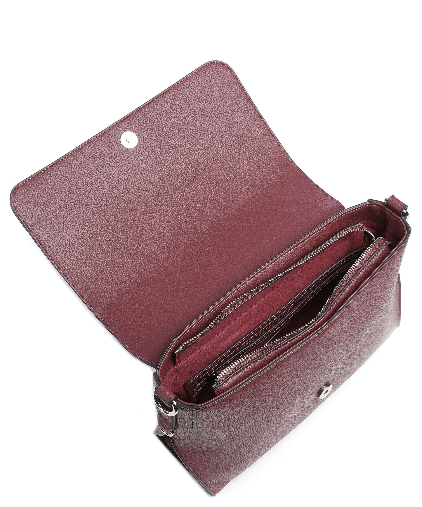 Borsa Haggis a Spalla e Tracolla Amaranto