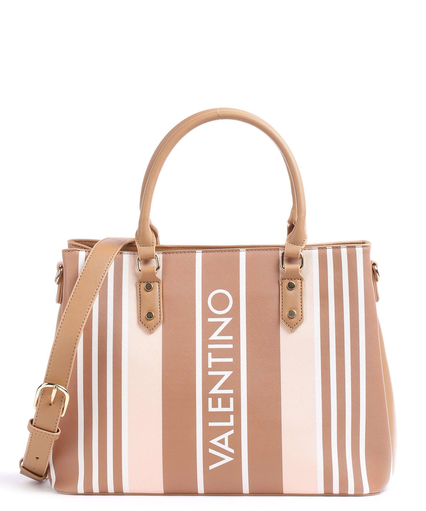Borsa a Mano e Tracolla Island Bicolor Beige by Mario Valentino
