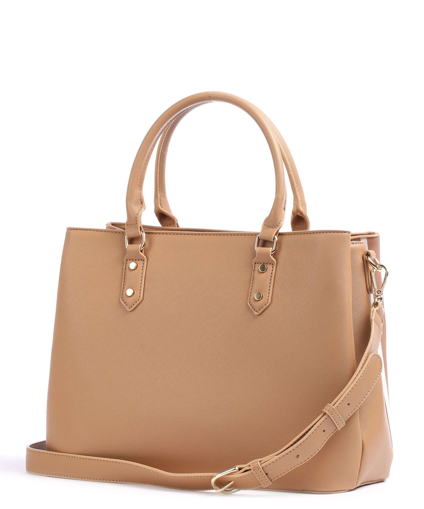 Borsa a Mano e Tracolla Island Bicolor Beige by Mario Valentino