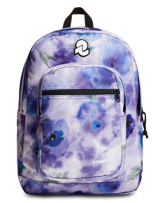 Zaino scuola Invicta Jelek Fantasy Paint and Flower 38 Litri