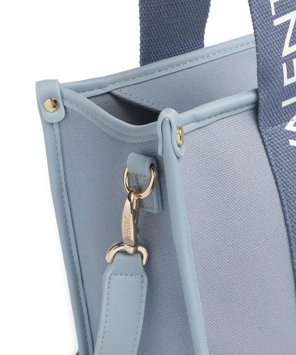 Shopper In Cotone M.Valentino Azzurra