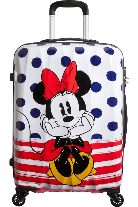 Trolley 4 Ruote Minnie Blue Dots  65 cm