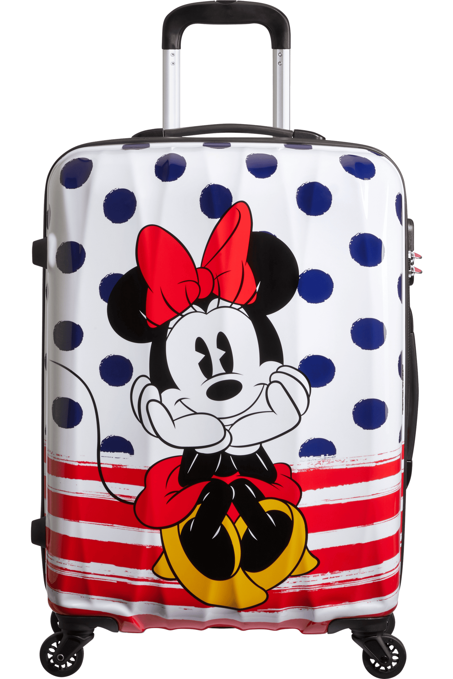 Trolley 4 Ruote Minnie Blue Dots  65 cm