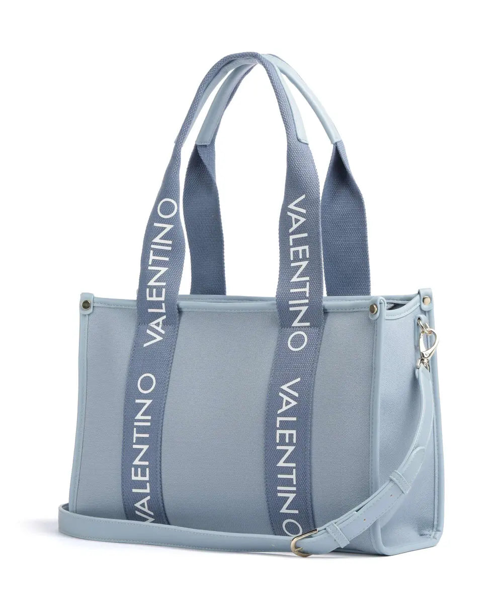 Shopper In Cotone M.Valentino Azzurra