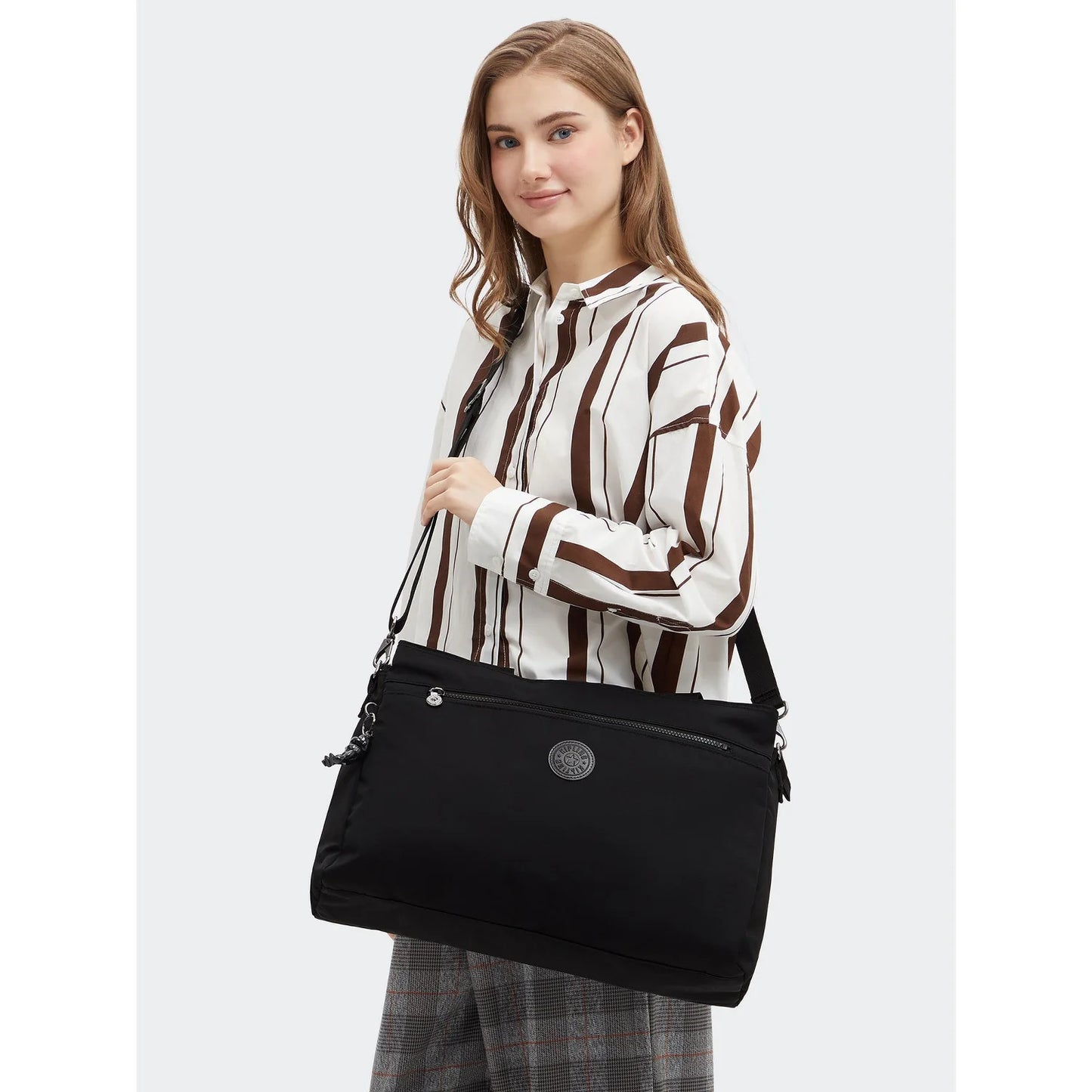 Kipling  Elevated Elysia Borsa a spalla 44 cm Nera