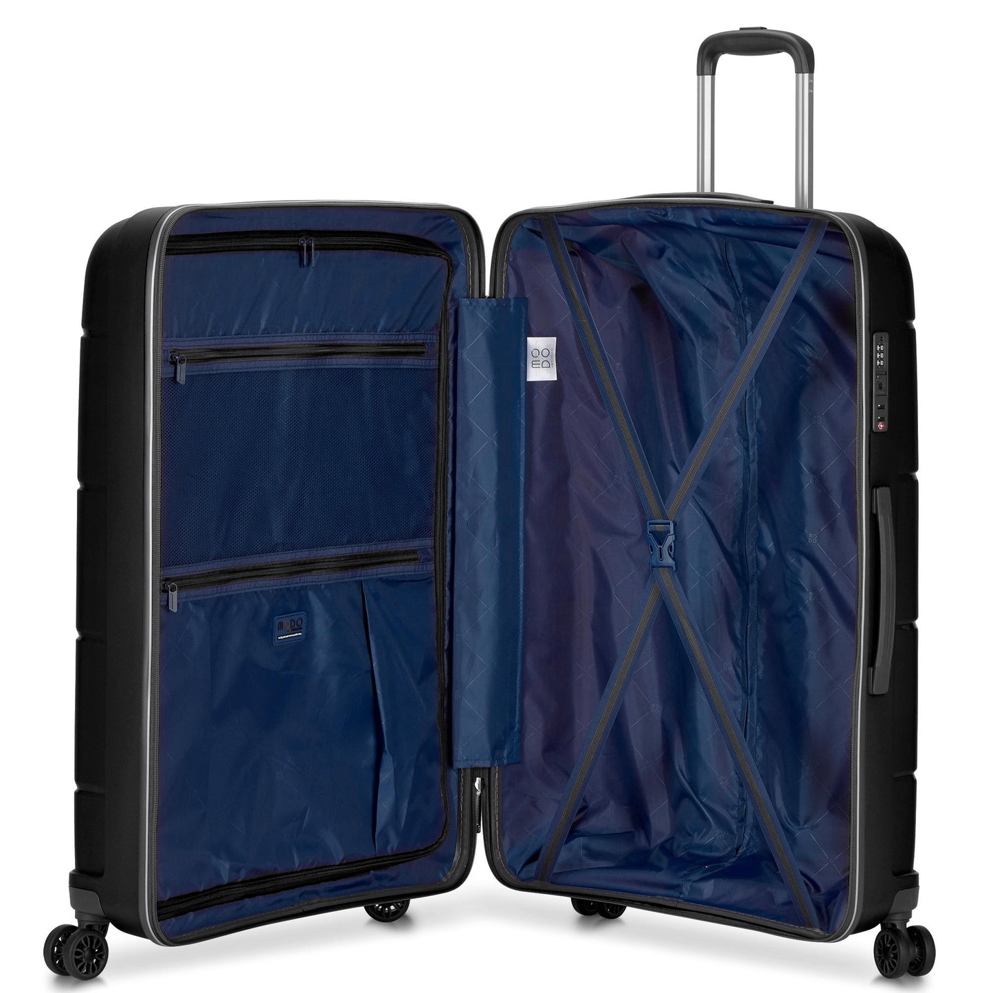 Trolley Grande Galaxy 4 ruote 75 cm Modo By Roncato Black