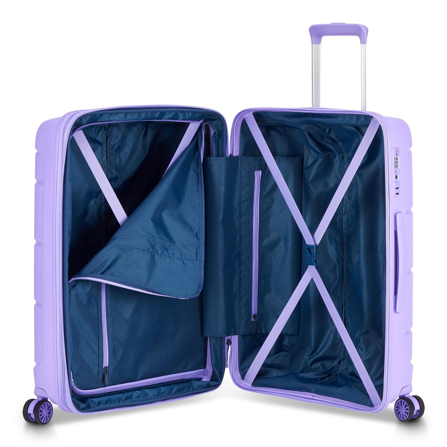 Trolley Medio Starlight 3.0 Lilla 66cm Espandibile