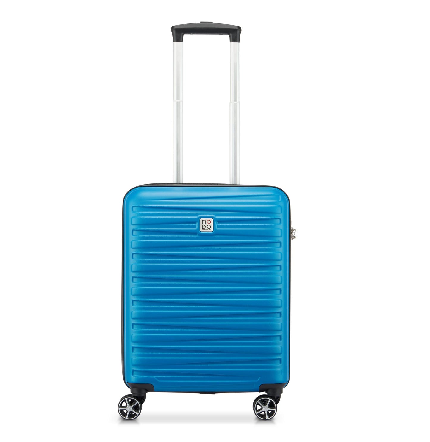Trolley Cabina Houston 4 Ruote Azzurro 55 cm