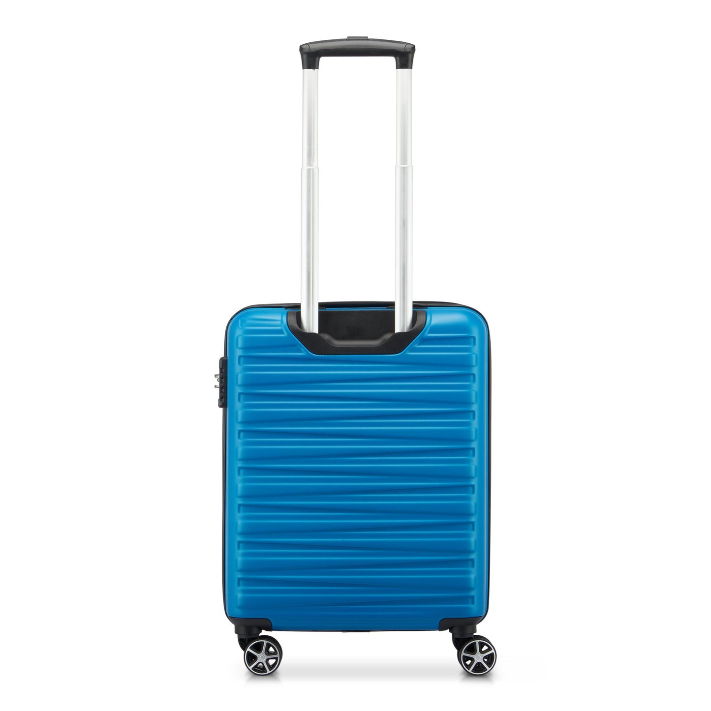 Trolley Cabina Houston 4 Ruote Azzurro 55 cm