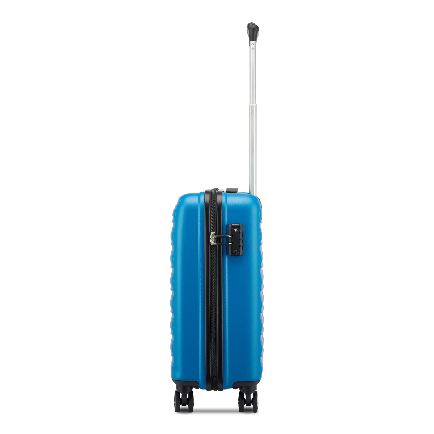 Trolley Cabina Houston 4 Ruote Azzurro 55 cm