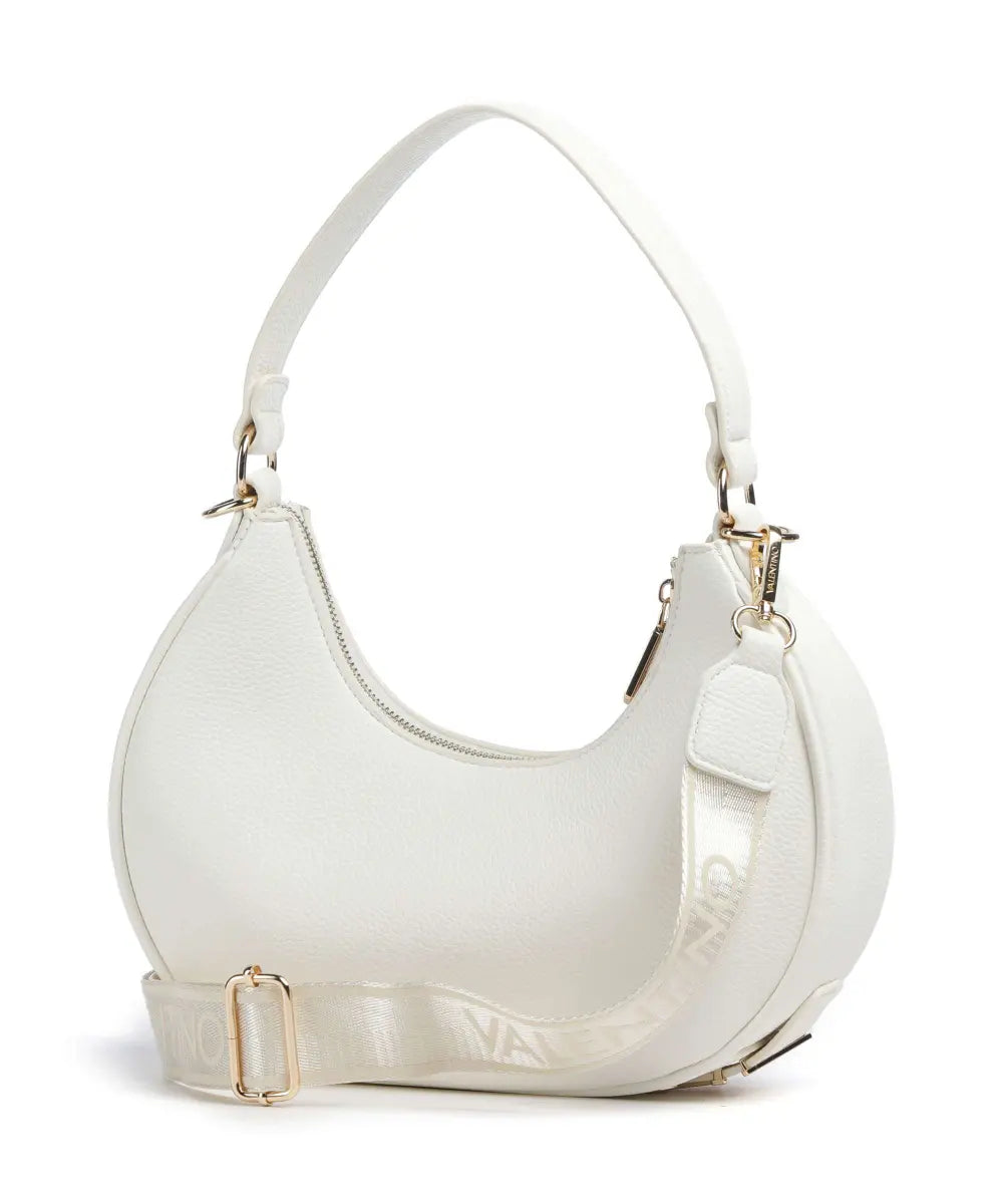 Borsa a Mezza Luna Shelby Bianco