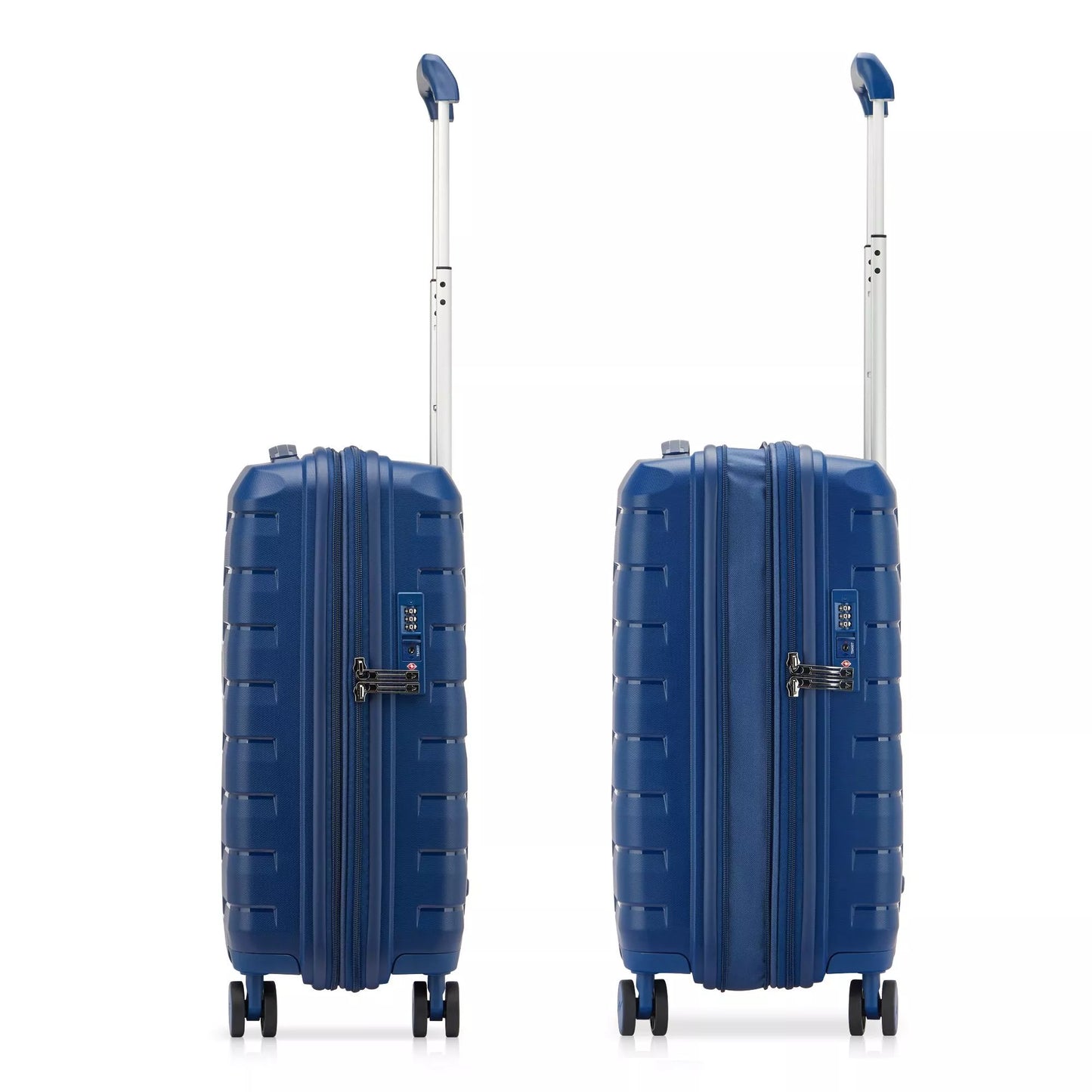 SKYLINE 2.0 Trolley bagaglio a mano 55x40x20/25 cm Espandibile - Blu Notte