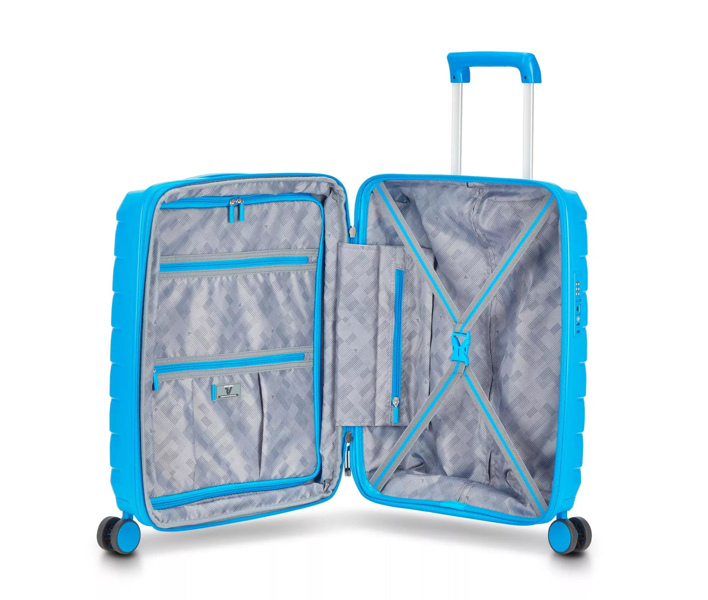 SKYLINE 2.0 Trolley bagaglio a mano 55x40x20/25 cm Espandibile - Bluette