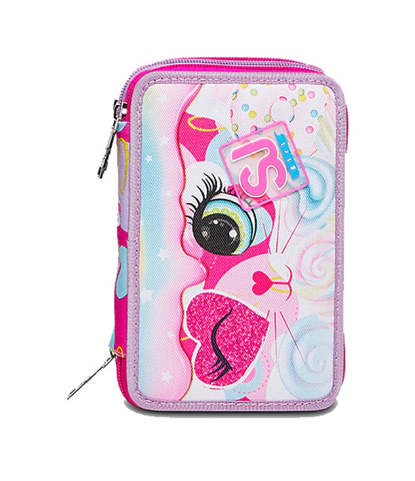 ASTUCCIO 3 ZIP - HEART LOLLY Seven J