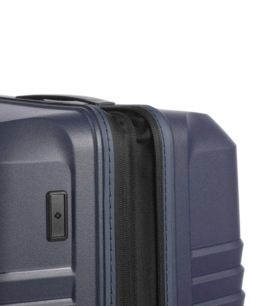 Valigia Trolley INTUO 4 ruote 75 cm Blu Espandibile