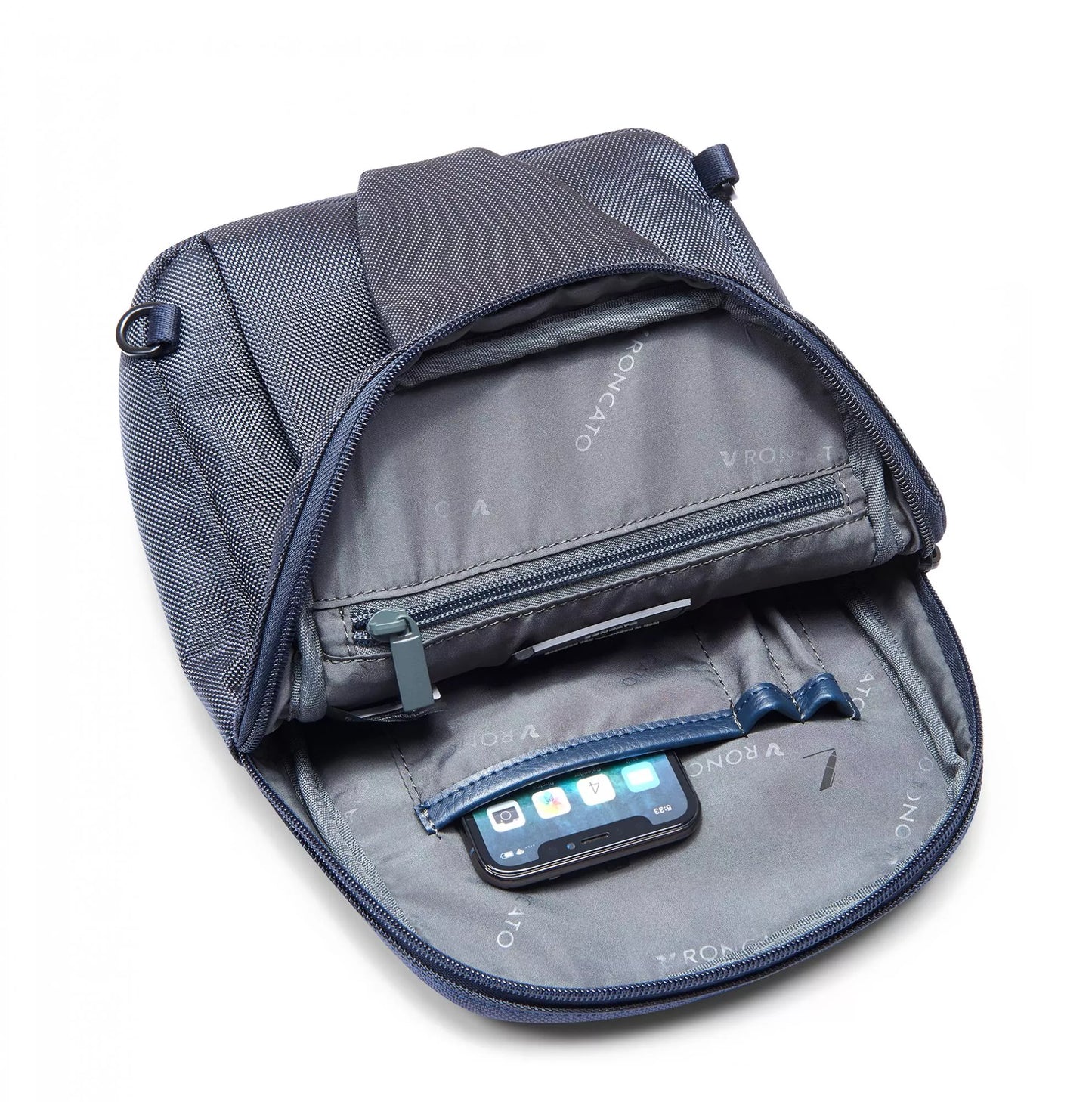Borsa uomo monospalla Roncato Panama 4.0 895 Blu