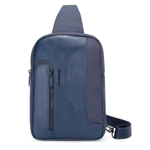 Borsa uomo monospalla Roncato Panama 4.0 895 Blu