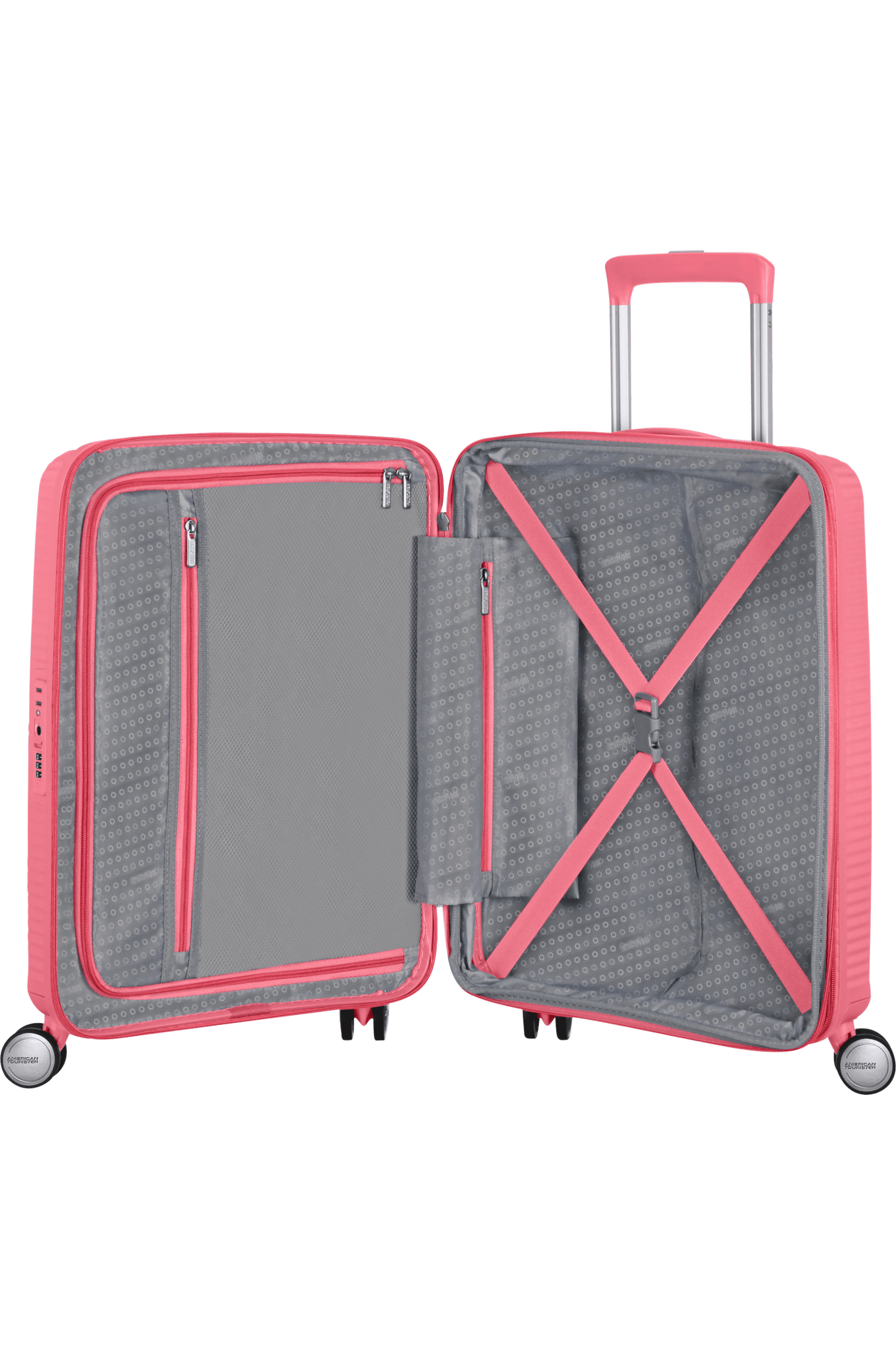 Bagaglio a Mano SoundBox 55cm Rosa Espandibile