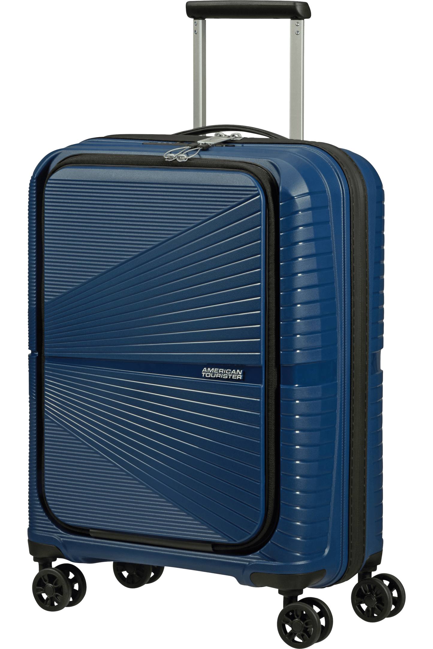 Bagaglio a Mano con porta PC E USB AIRCONIC 55CM BLU