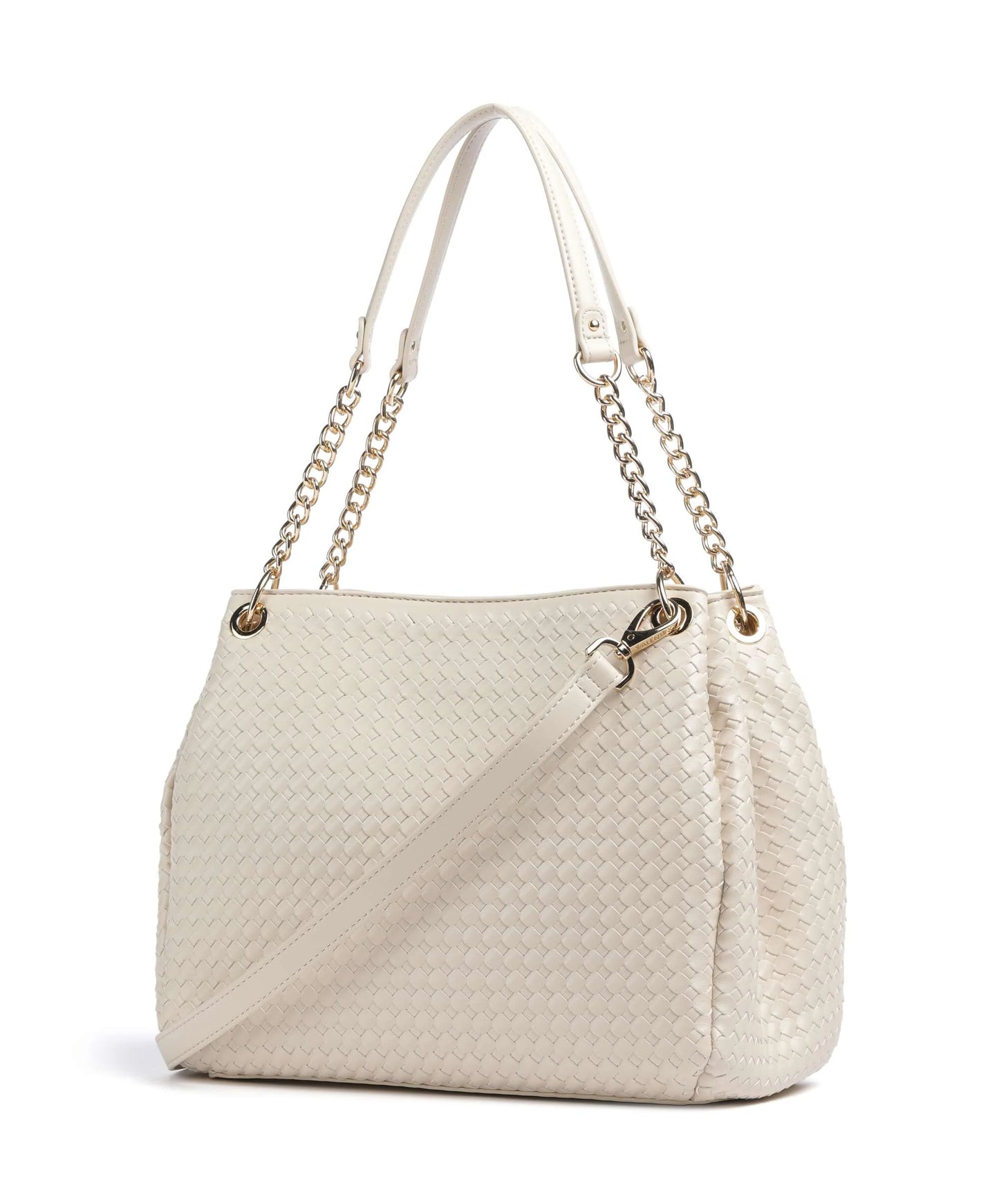 Borsa Hobo Gea Intrecciata Ecru Grande