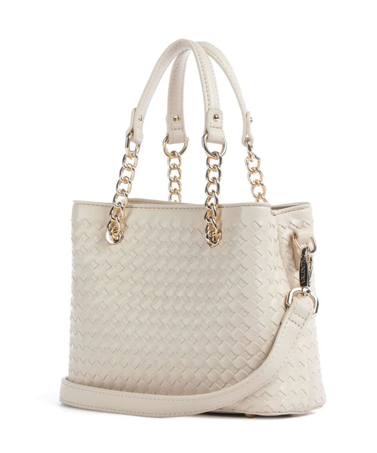 Shopping Intrecciata Media Gea Ecru