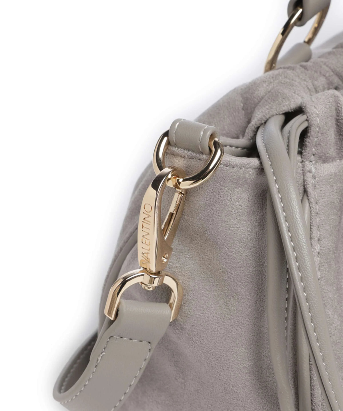Eirlys Red Borsa a mano Bussolotto Effetto scamosciato Antracite