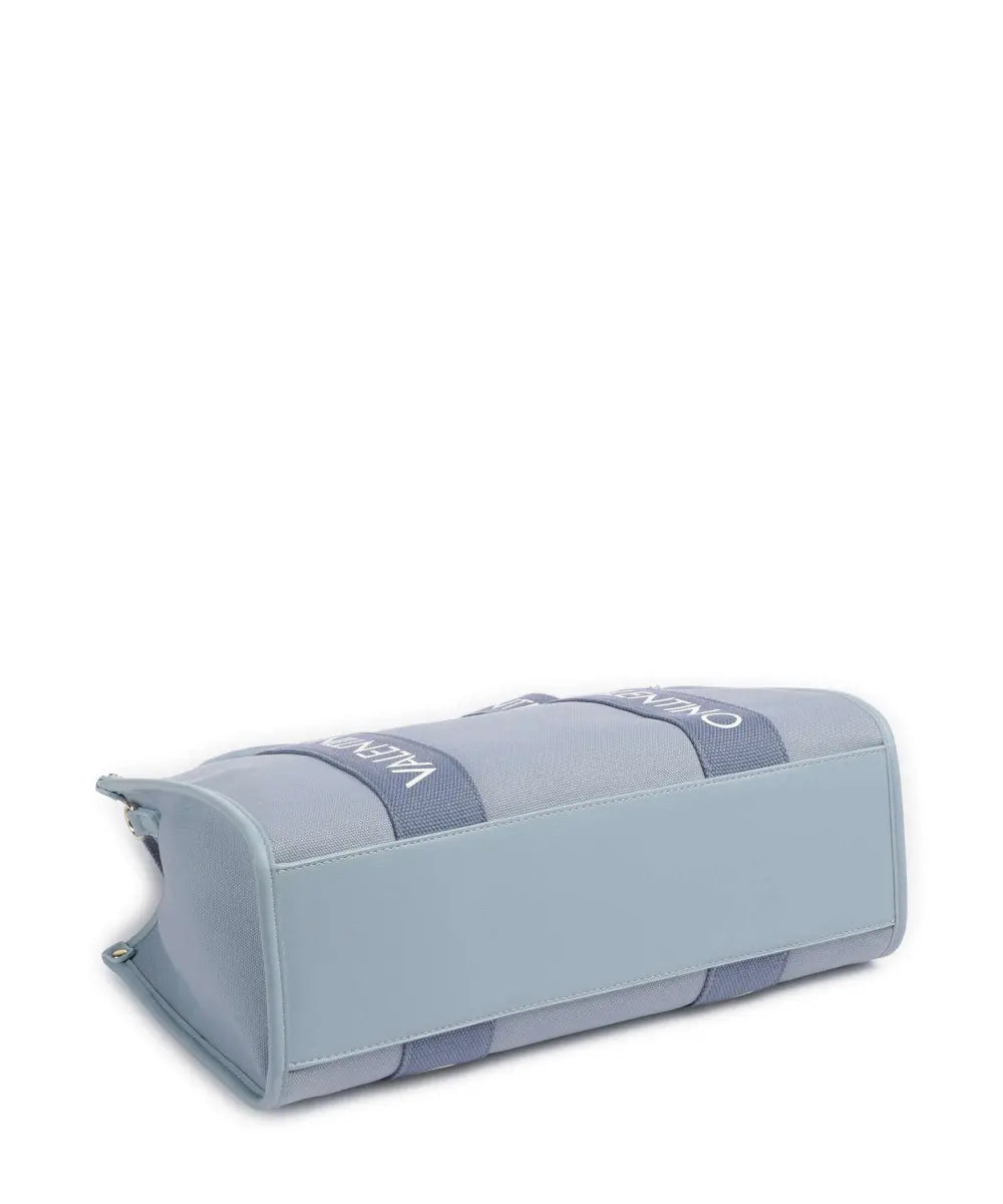 Shopper In Cotone M.Valentino Azzurra