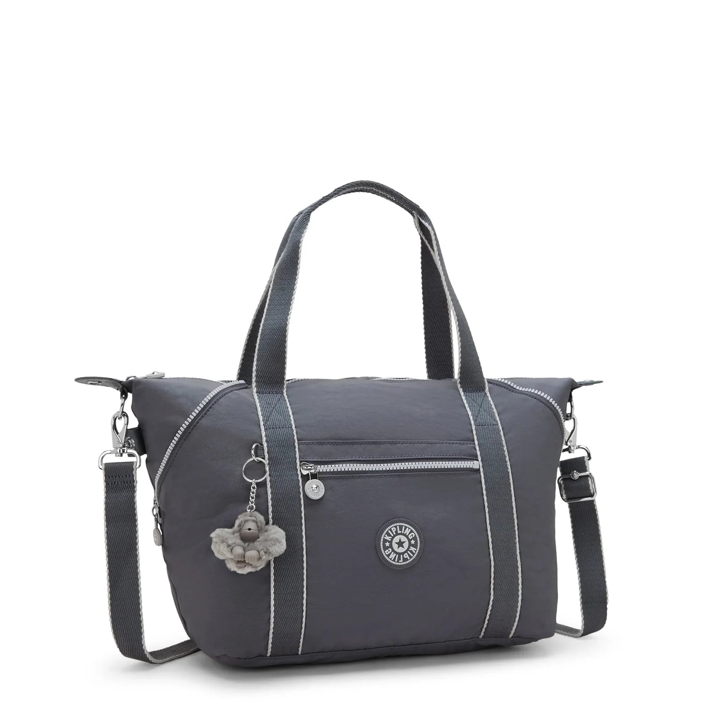 Borsa ART a Mano Grande con Tracolla Rimovibile Moonlit Grey