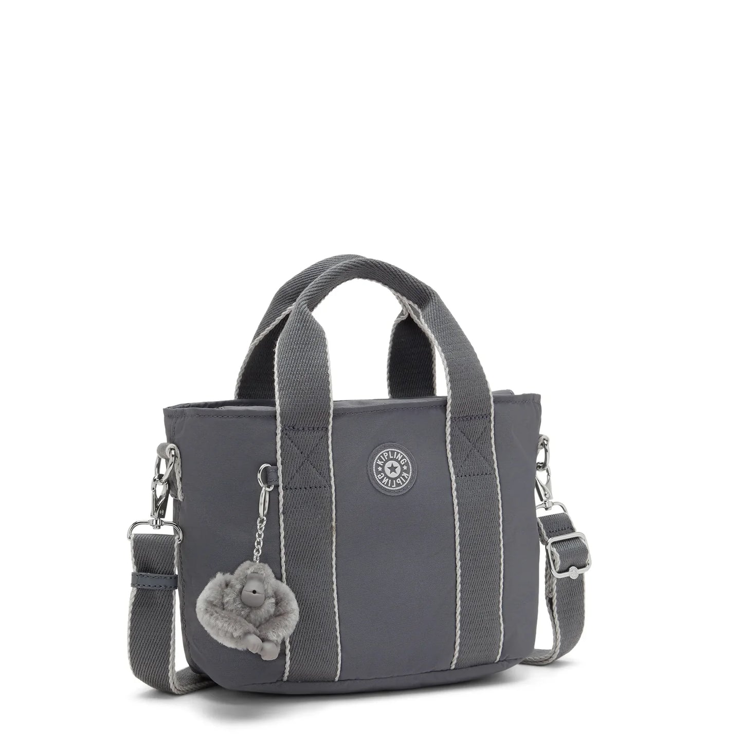 MINTA Borsa media con maniglie per il trasporto e tracolla regolabile Moonlit Grey