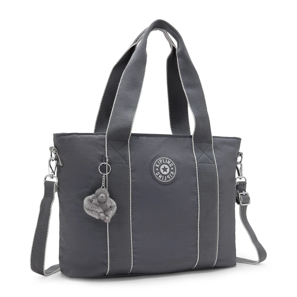 MINTA L UP Borsa tote grande con tracolla rimovibile Moonlit Grey