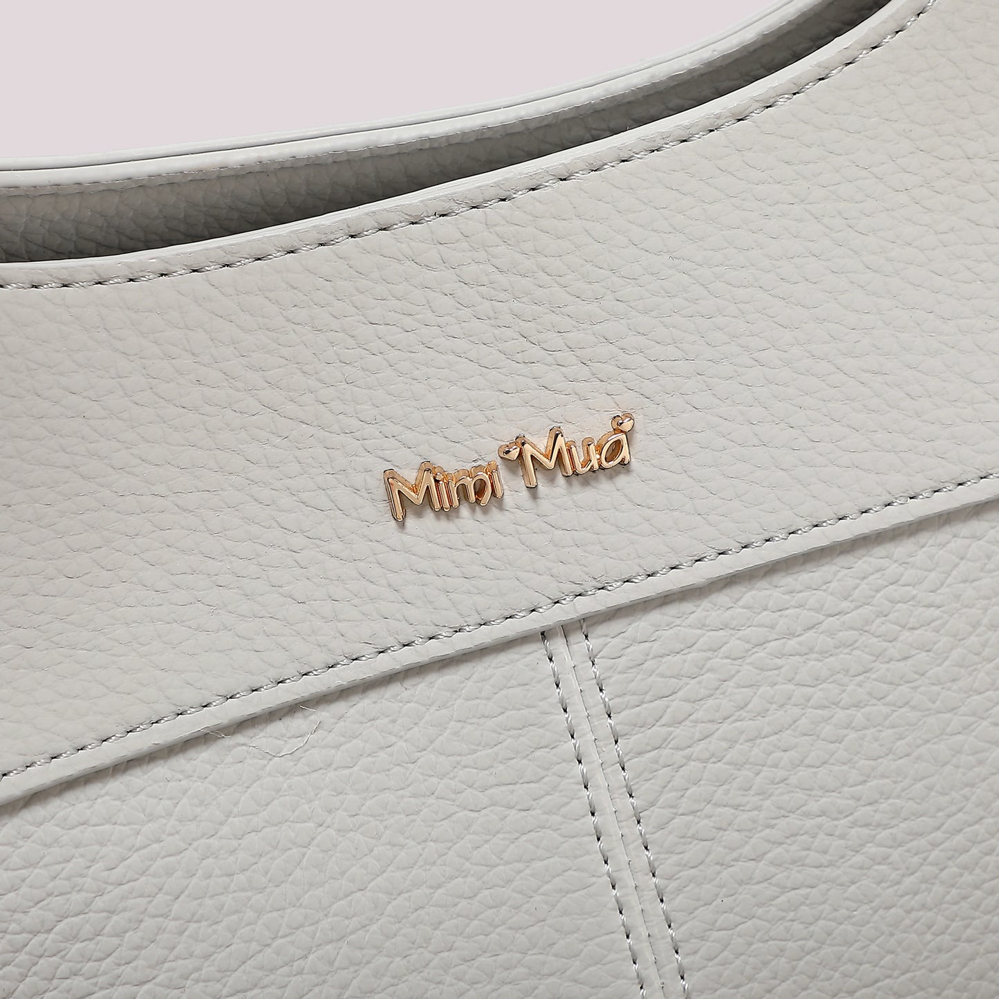 Shopper con Catena Elegante Grigio Perla
