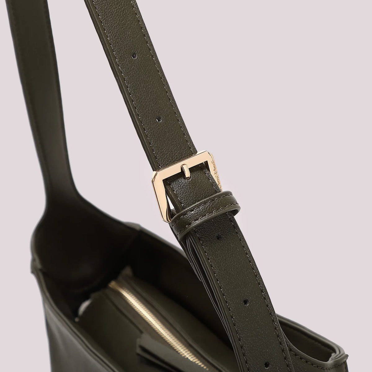 Borsa a spalla Mimì-Muà Verde Militare Borchiette