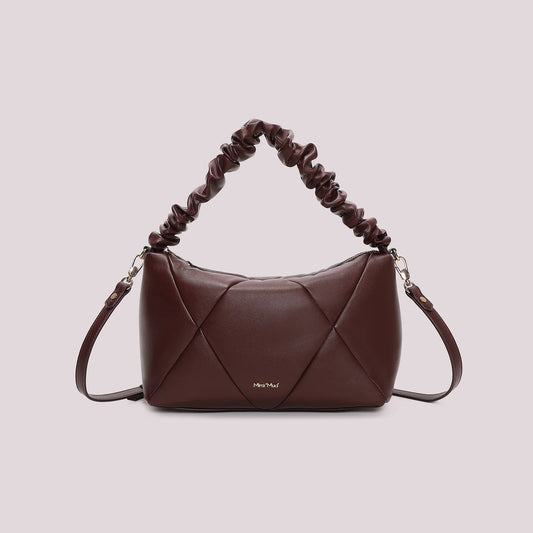 Borsa trapuntata a spalla e tracolla Mimì-Muà Vinaccia