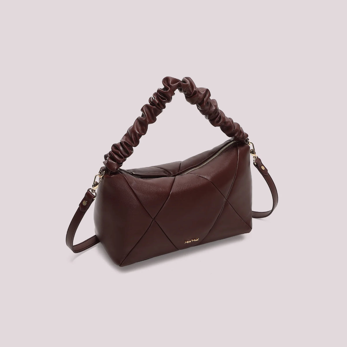 Borsa trapuntata a spalla e tracolla Mimì-Muà Vinaccia