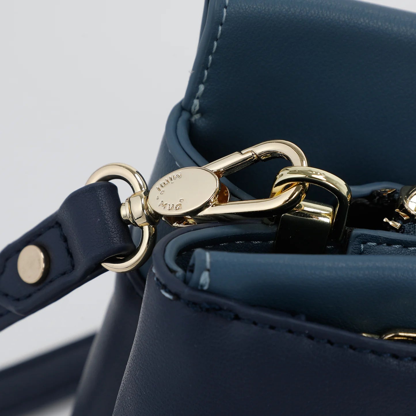 Borsa a Tracolla Bicolor Blu7ottanio