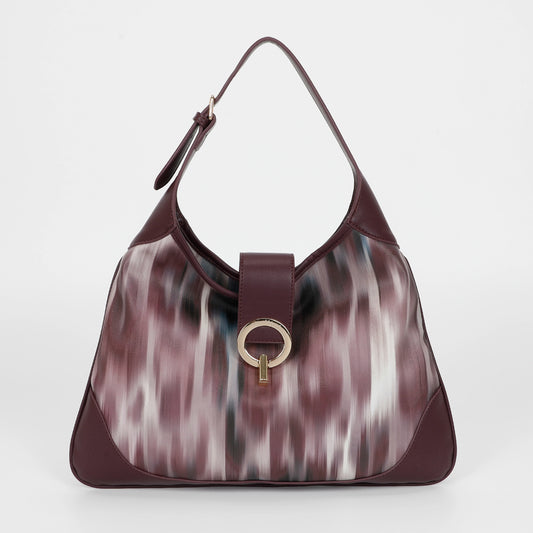 Borsa A Spalla e Tracolla MIMI-MUà amaranto fantasia