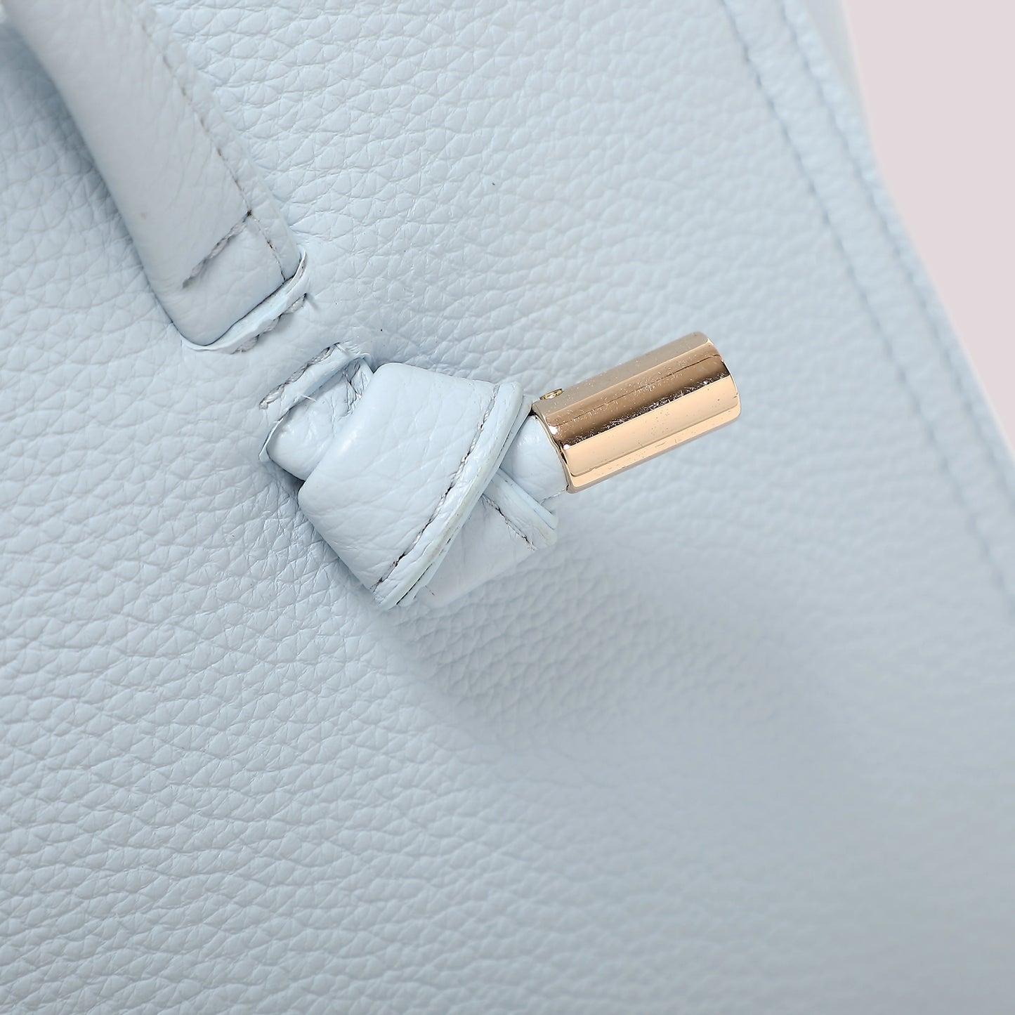 Borsa a Mano Con Nodini Celeste