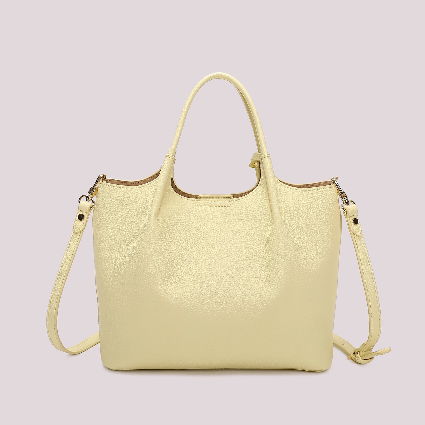 Borsa a Mano Con Charm Gialla Mimì-Muà