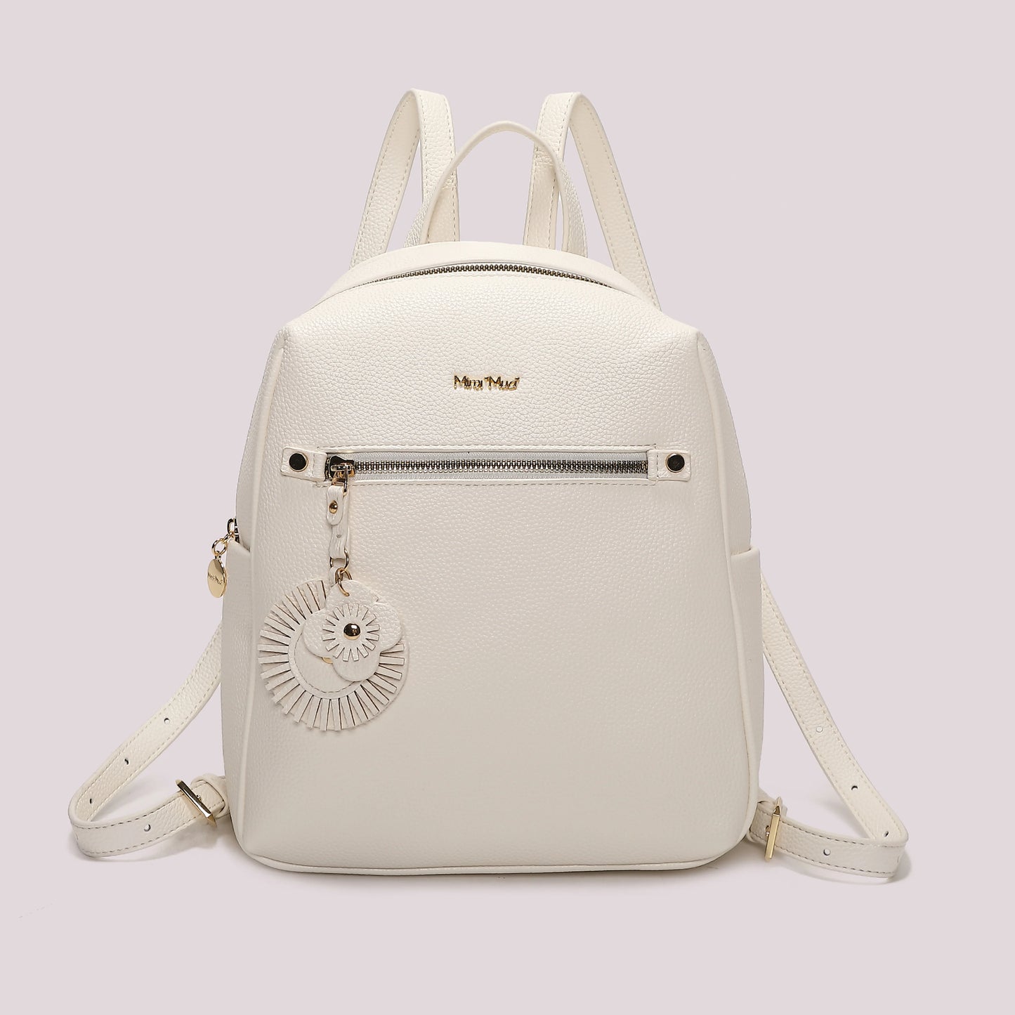 Zaino Con Charme Bianco Mimì-Muà