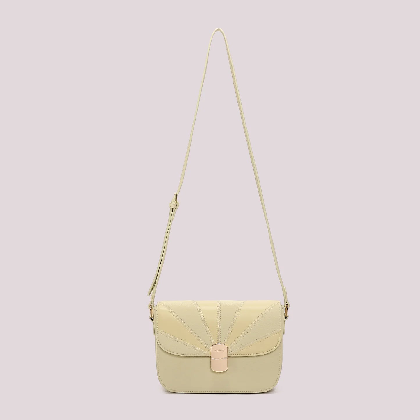 Borsa a Tracolla con Patta Patchwork Verde Acqua