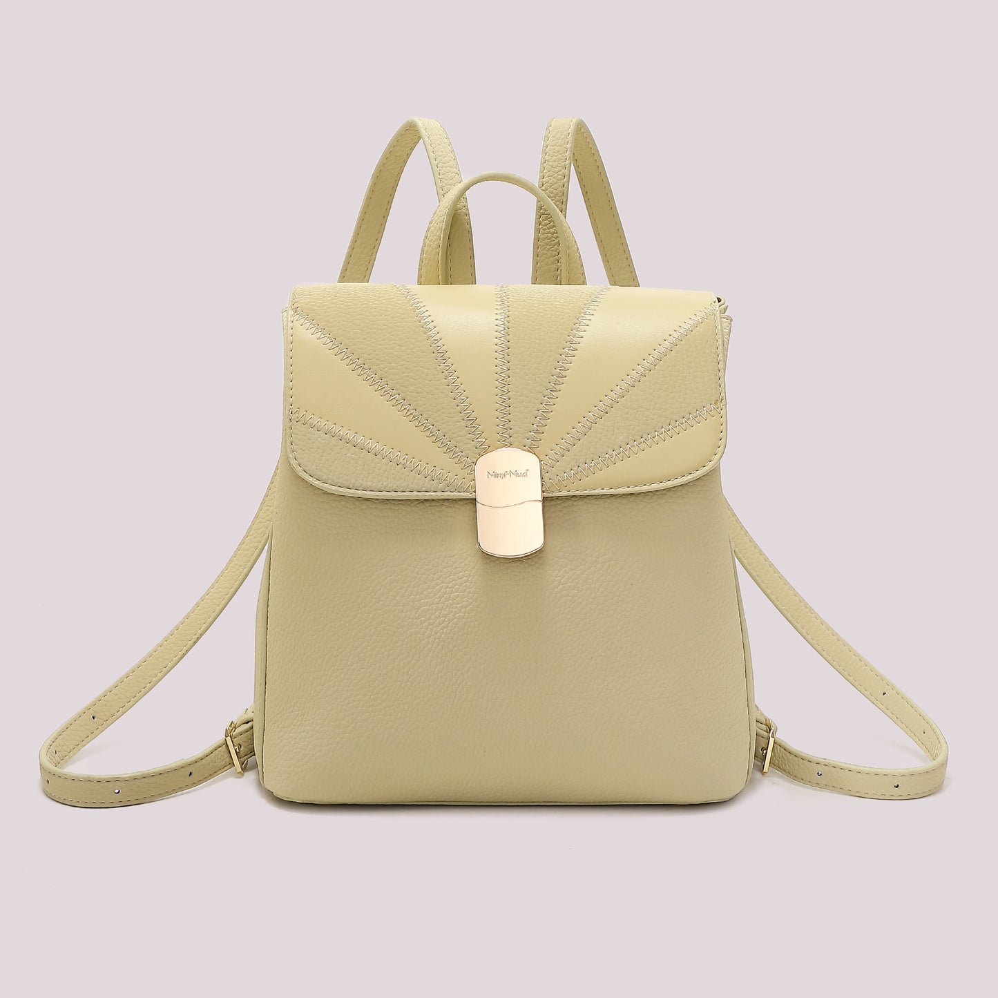 Zaino con patta Patchwork Verde Acqua